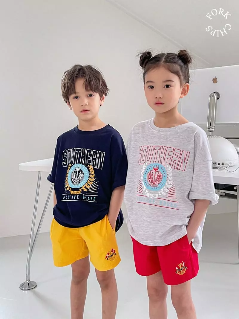 Fork Chips - Korean Children Fashion - #prettylittlegirls - Champion Tee - 3