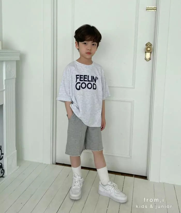 From I - Korean Children Fashion - #Kfashion4kids - Feeling Good Tee - 10