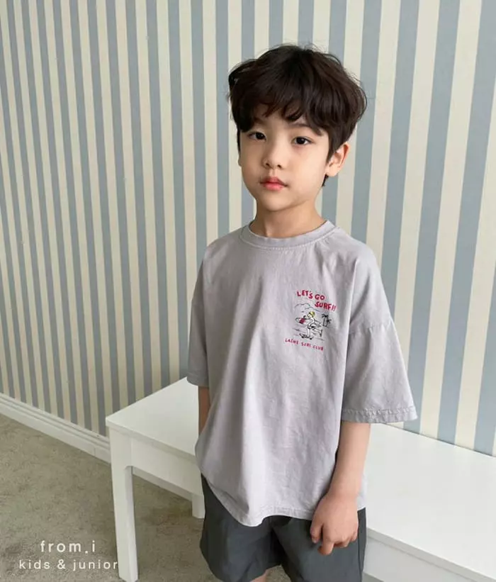From I - Korean Children Fashion - #kidzfashiontrend - Let’s Go Surf Tee - 4