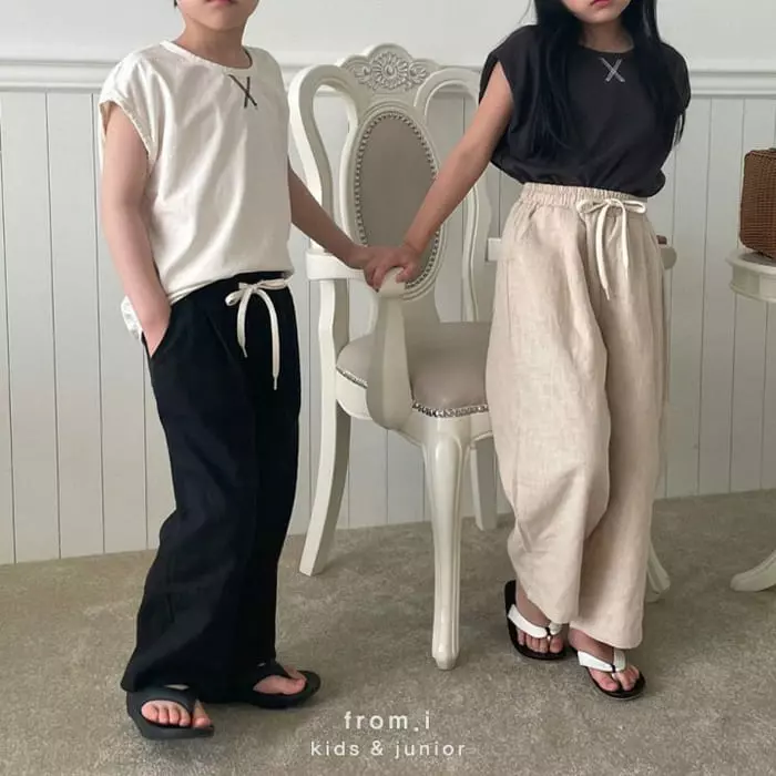From I - Korean Children Fashion - #childofig - Linen Pants - 4