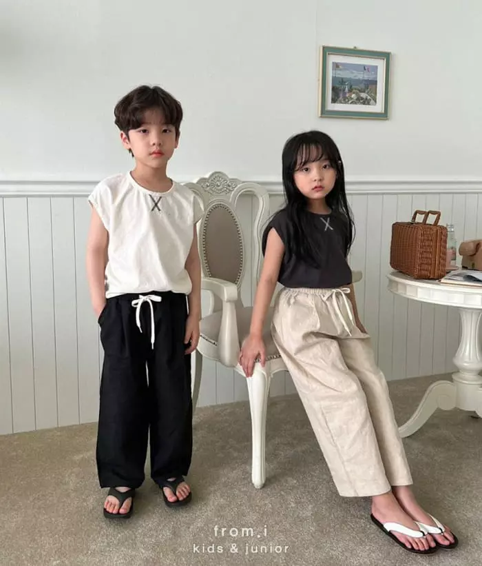 From I - Korean Children Fashion - #childrensboutique - Linen Pants - 5