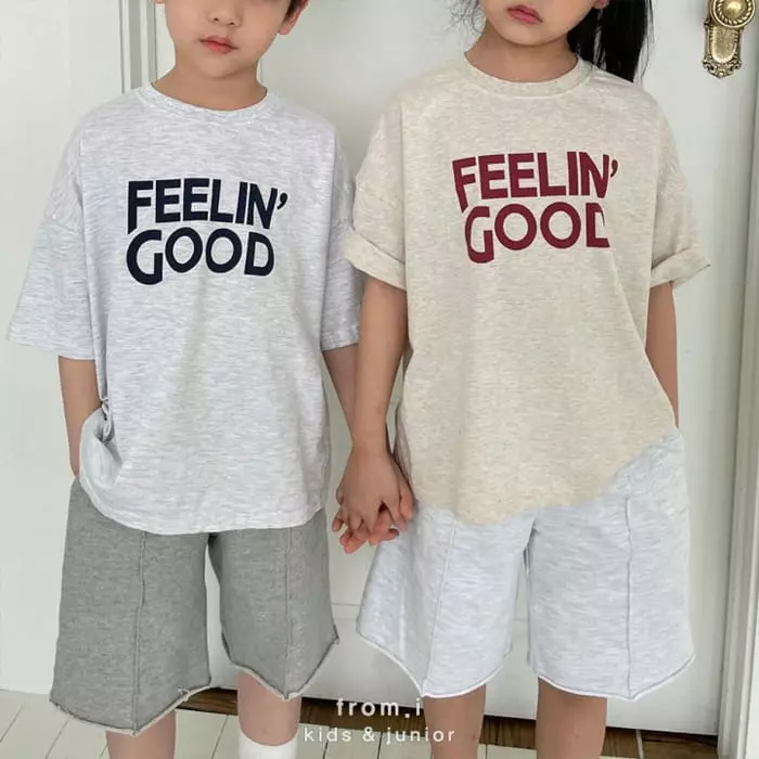 From I - Korean Children Fashion - #childrensboutique - Feeling Good Tee - 4