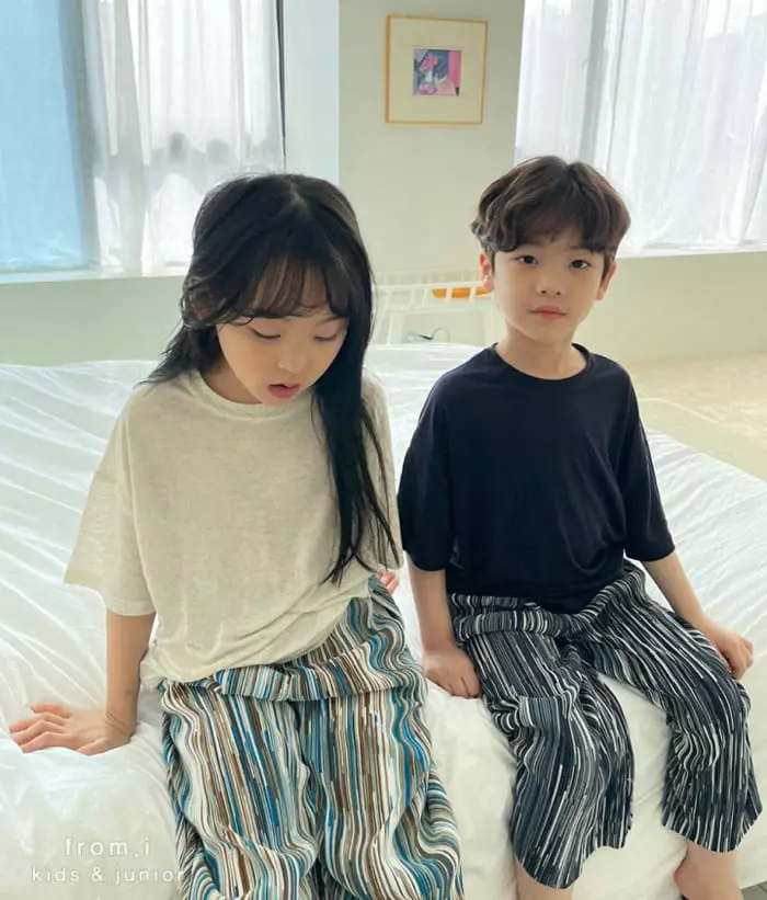From I - Korean Children Fashion - #designkidswear - Linen Single Tee - 2