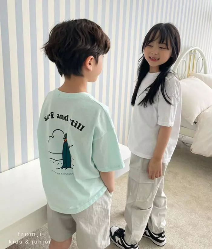 From I - Korean Children Fashion - #designkidswear - Surf Still Tee - 4