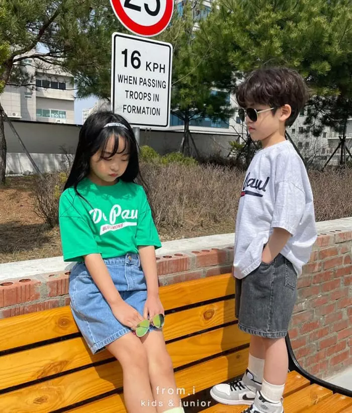 From I - Korean Children Fashion - #discoveringself - Denim Shorts