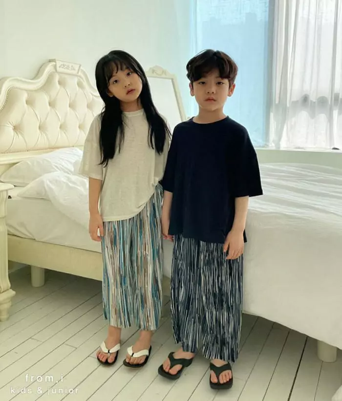 From I - Korean Children Fashion - #kidsshorts - Linen Single Tee - 5