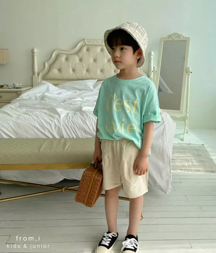 From I - Korean Children Fashion - #fashionkids - Sserabi Tee - 4