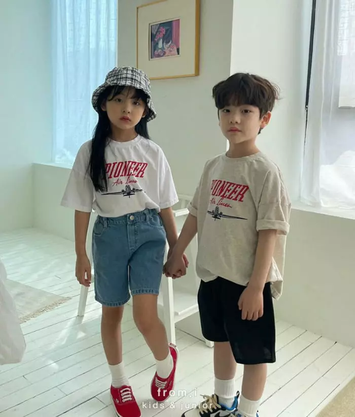 From I - Korean Children Fashion - #kidsshorts - Air Line Tee - 12