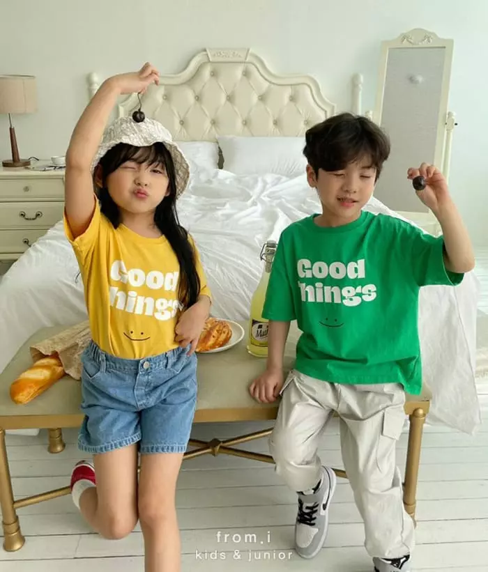 From I - Korean Children Fashion - #kidzfashiontrend - Good Thing Tee - 11