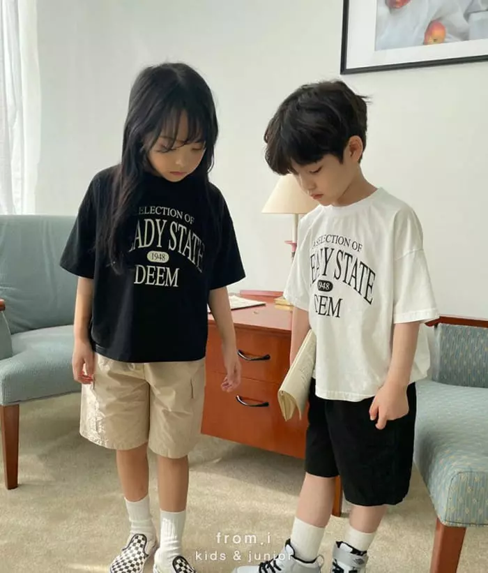 From I - Korean Children Fashion - #kidzfashiontrend - Steady Tee