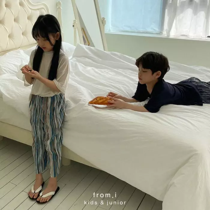 From I - Korean Children Fashion - #magicofchildhood - Linen Single Tee - 10
