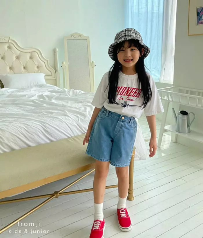 From I - Korean Children Fashion - #magicofchildhood - Denim Shorts - 8