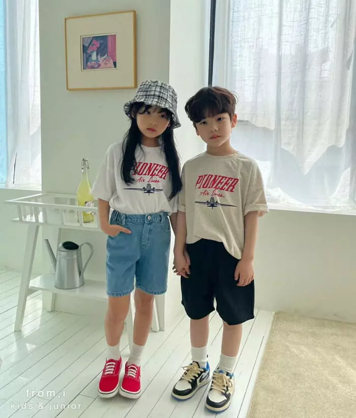 From I - Korean Children Fashion - #magicofchildhood - Air Line Tee