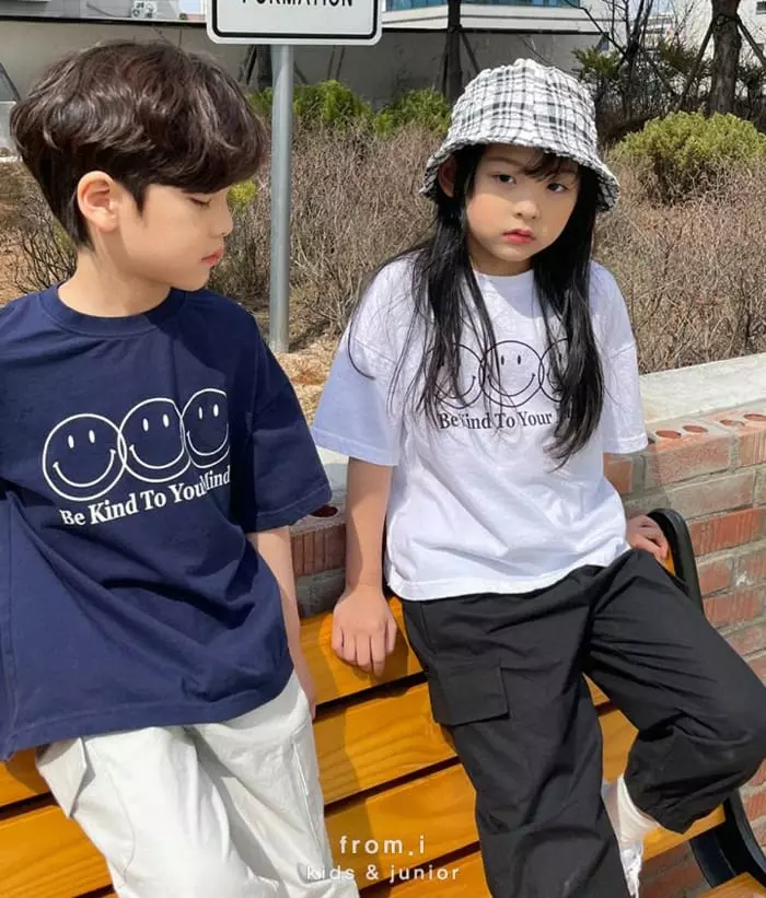 From I - Korean Children Fashion - #minifashionista - Smile Tee - 9