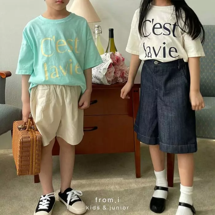 From I - Korean Children Fashion - #prettylittlegirls - Sserabi Tee - 11