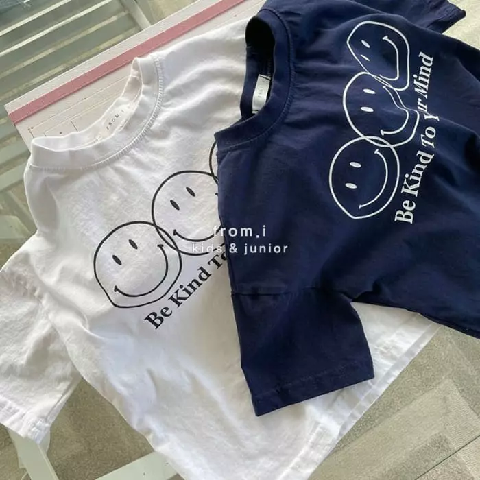 From I - Korean Children Fashion - #prettylittlegirls - Smile Tee - 10