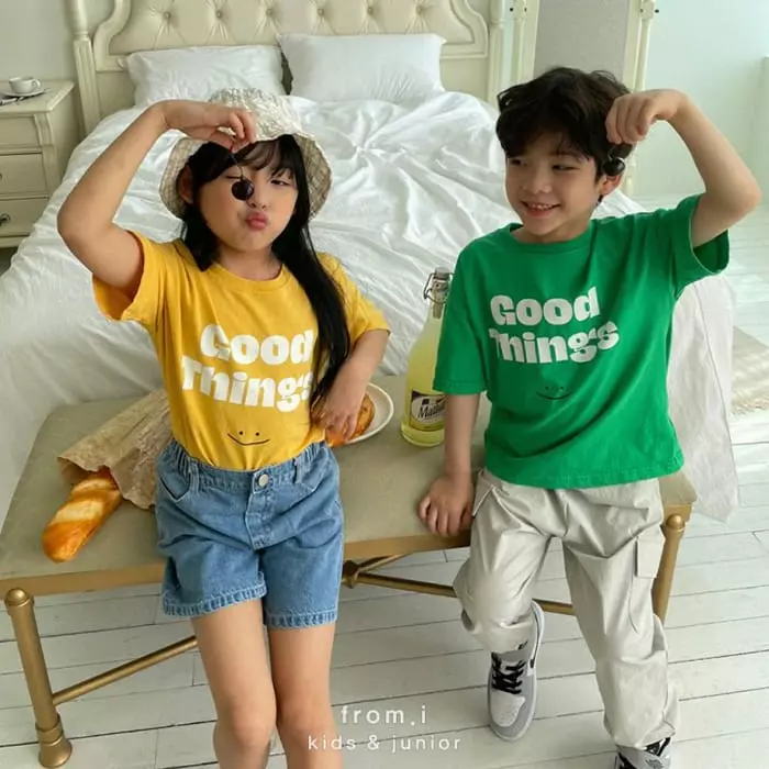 From I - Korean Children Fashion - #todddlerfashion - Good Thing Tee