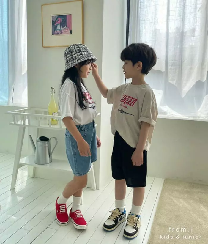 From I - Korean Children Fashion - #prettylittlegirls - Air Line Tee - 4
