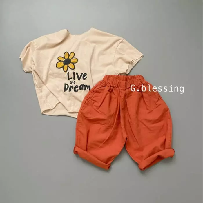 G Blessing - Korean Children Fashion - #Kfashion4kids - Button Flower Tee - 7