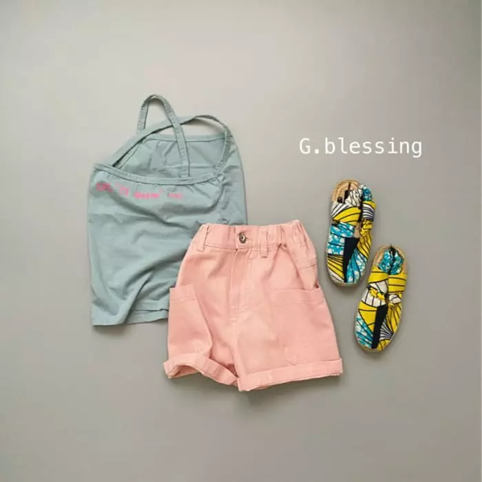 G Blessing - Korean Children Fashion - #designkidswear - Los String Sleeveless - 2