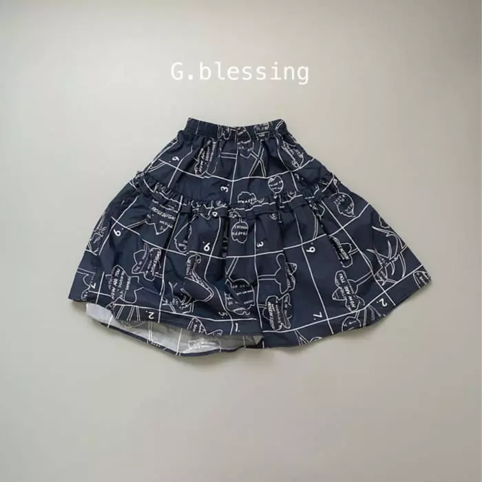 G Blessing - Korean Children Fashion - #kidsshorts - Rose Skirt