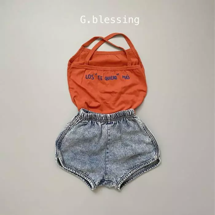 G Blessing - Korean Children Fashion - #prettylittlegirls - Doll Piping Shorts - 10