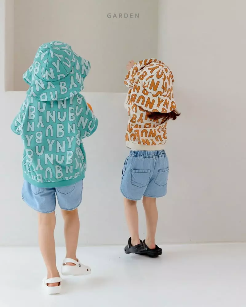 Garden - Korean Children Fashion - #designkidswear - Piping Denim Shorts - 7