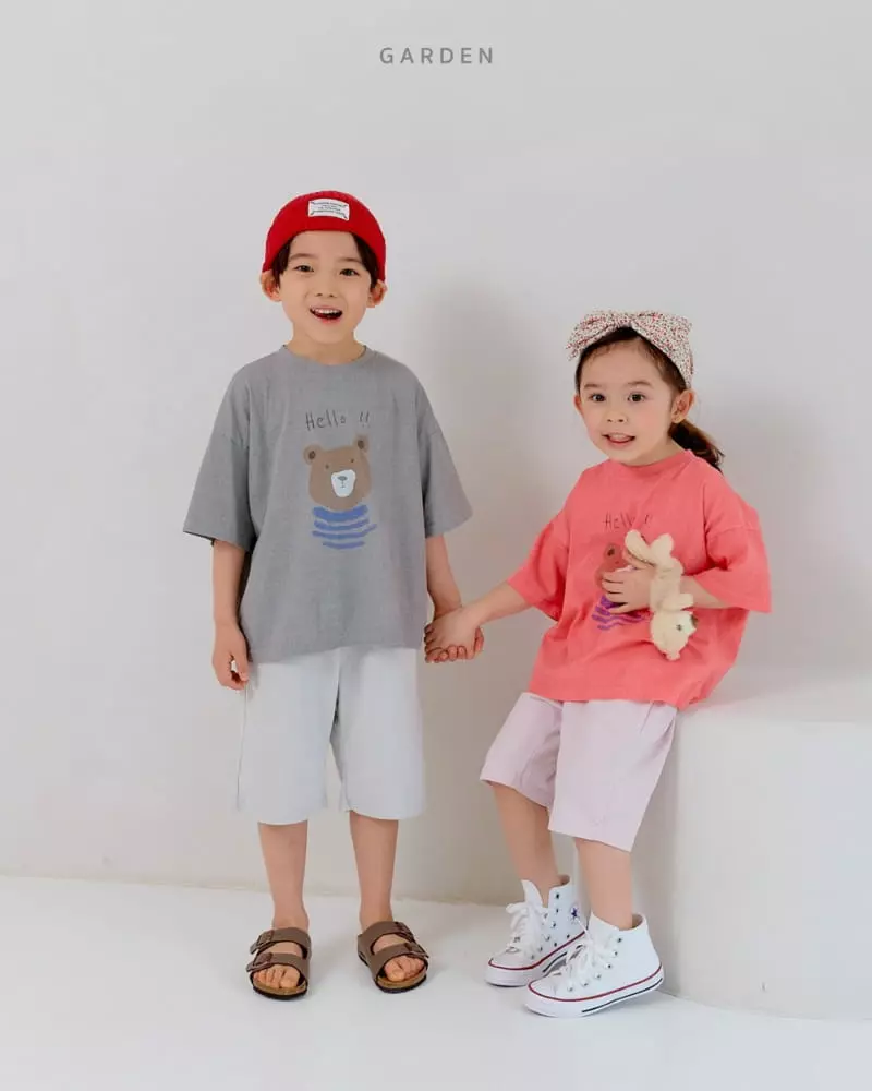 Garden - Korean Children Fashion - #fashionkids - Bear Paint Tee - 3