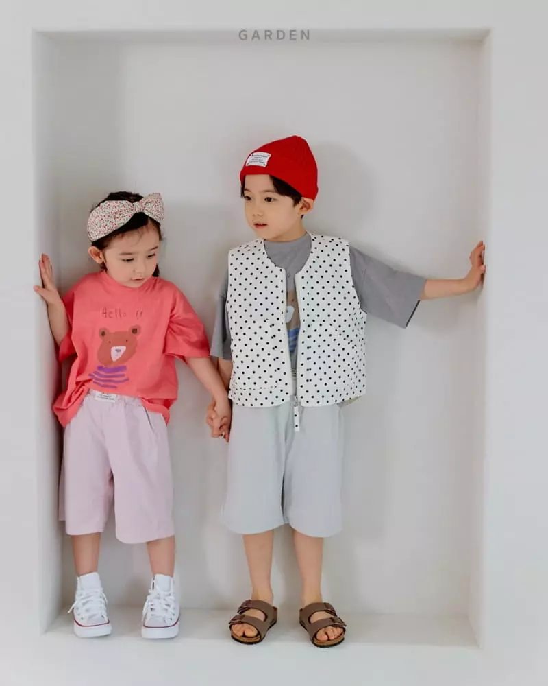 Garden - Korean Children Fashion - #fashionkids - Bear Paint Tee - 4