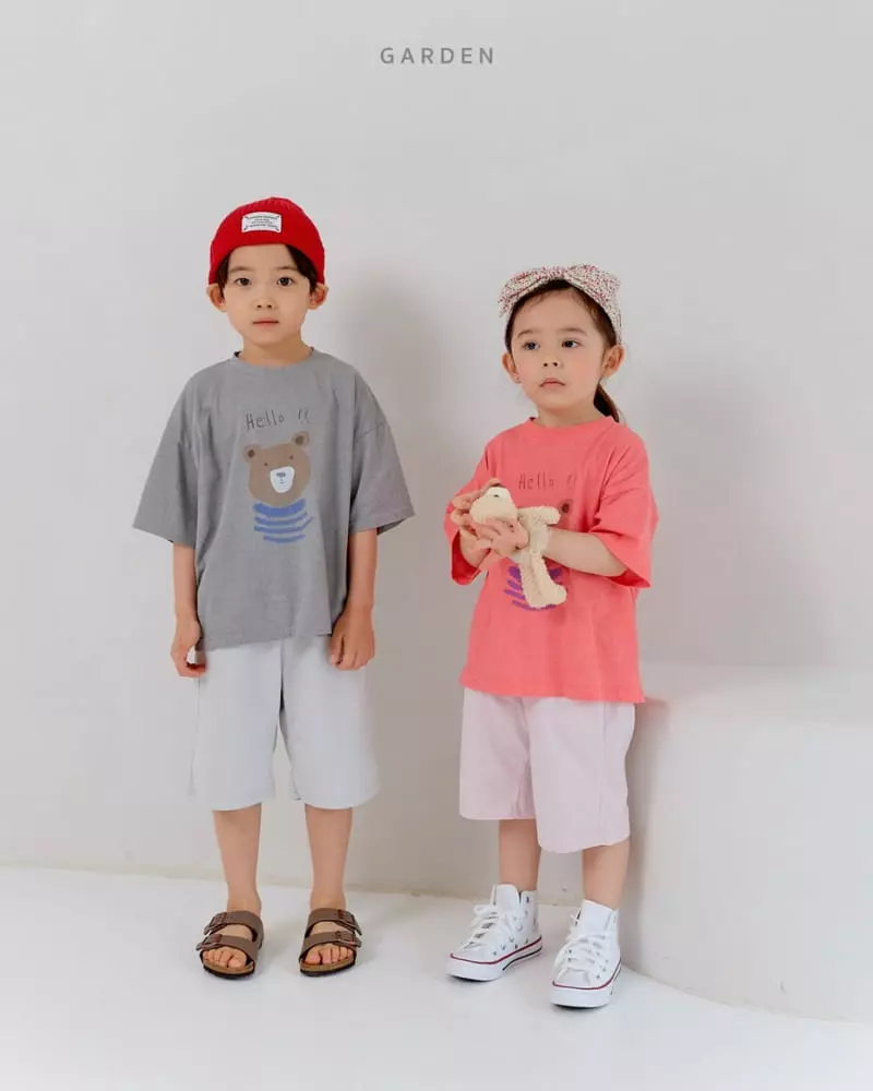 Garden - Korean Children Fashion - #kidzfashiontrend - Bear Paint Tee - 6