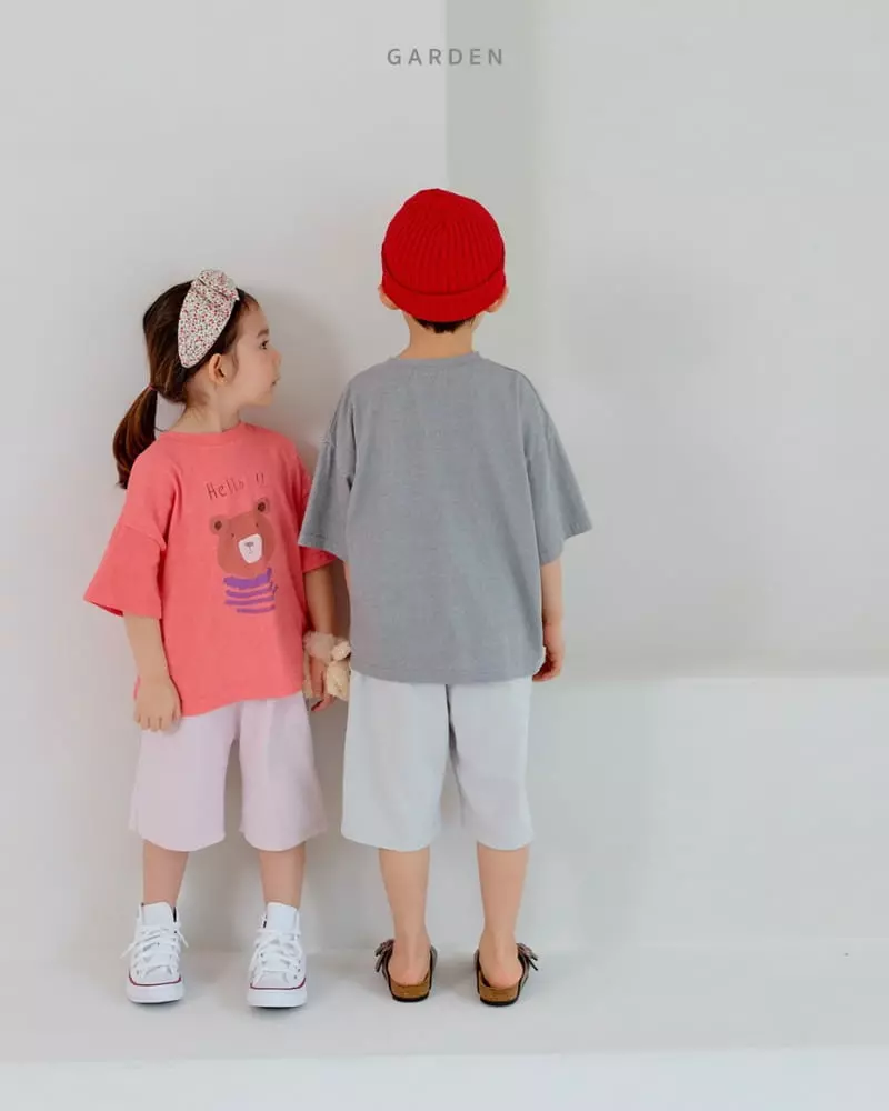 Garden - Korean Children Fashion - #magicofchildhood - Bear Paint Tee - 9