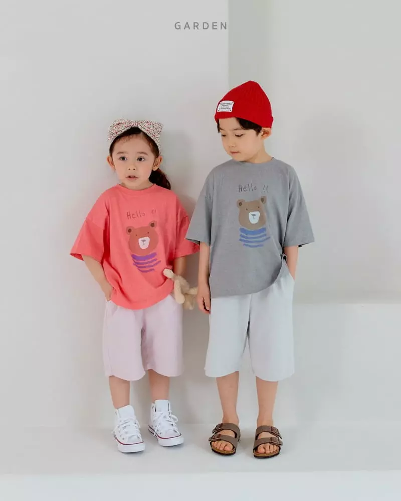 Garden - Korean Children Fashion - #minifashionista - Bear Paint Tee - 10