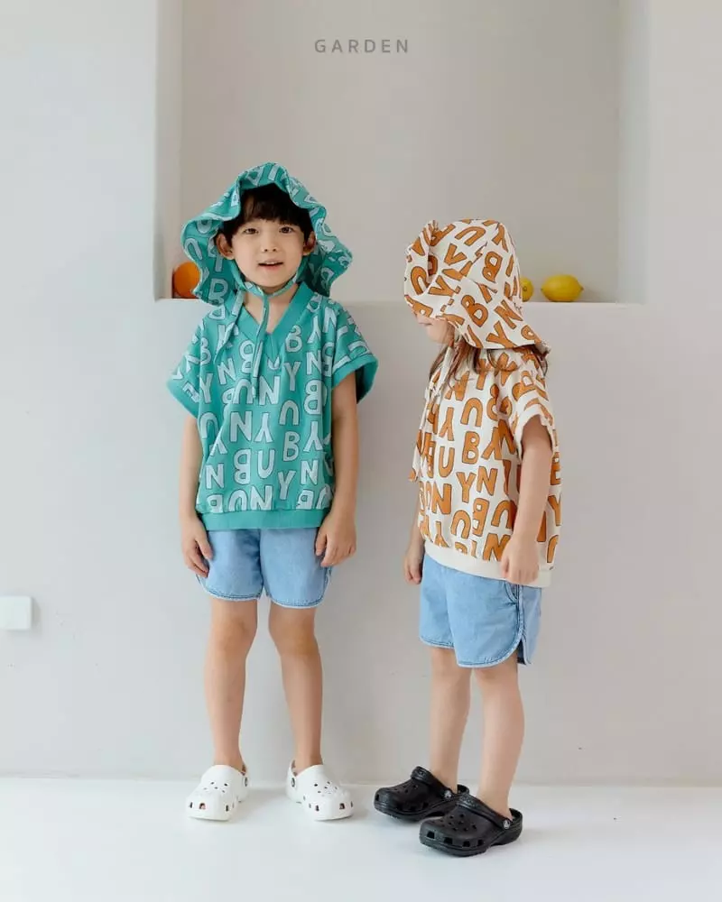Garden - Korean Children Fashion - #toddlerclothing - Piping Denim Shorts - 4