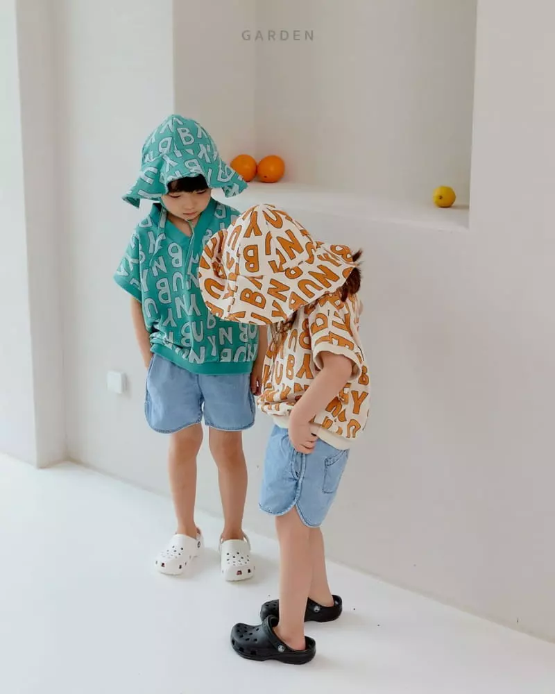 Garden - Korean Children Fashion - #toddlerclothing - Piping Denim Shorts - 3