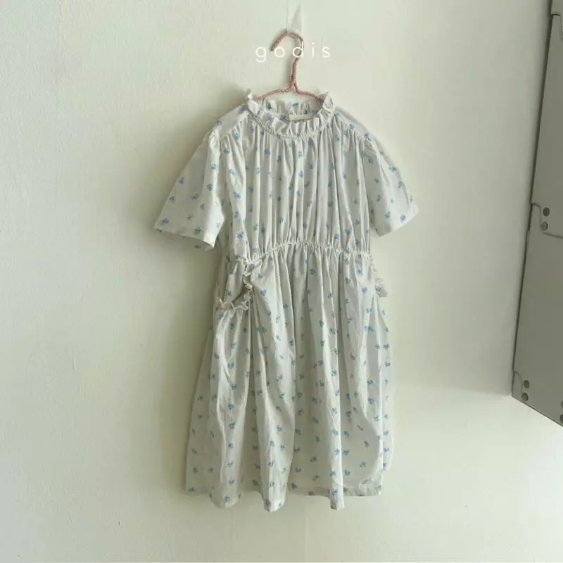 Godis - Korean Children Fashion - #childofig - Shirring Pocket One-piece - 11
