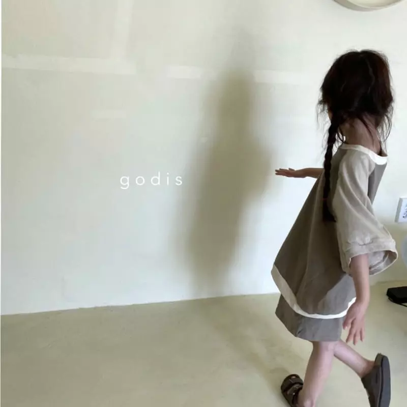 Godis - Korean Children Fashion - #childrensboutique - Raglan Top Bottom Set - 5