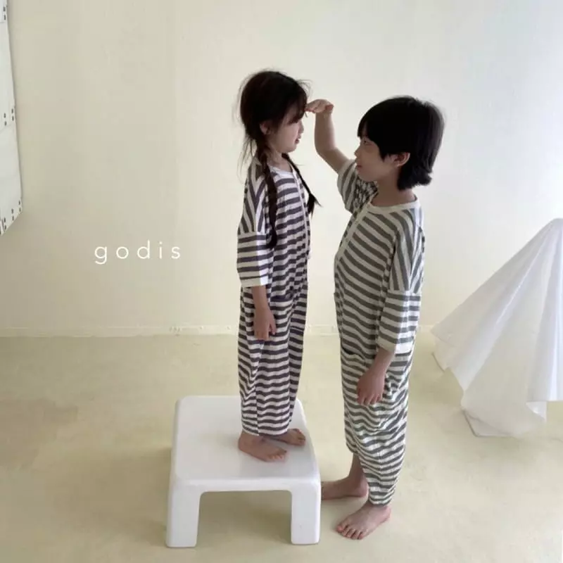 Godis - Korean Children Fashion - #kidsstore - Stripes Bodysuit - 2