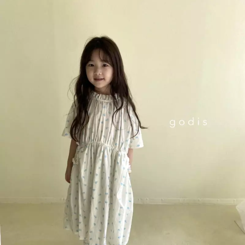 Godis - Korean Children Fashion - #kidsstore - Shirring Pocket One-piece