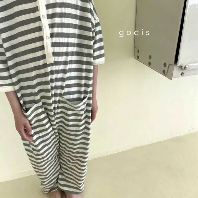 Godis - Korean Children Fashion - #kidzfashiontrend - Stripes Bodysuit - 3