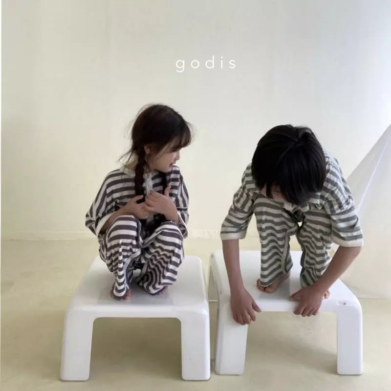 Godis - Korean Children Fashion - #littlefashionista - Stripes Bodysuit - 5