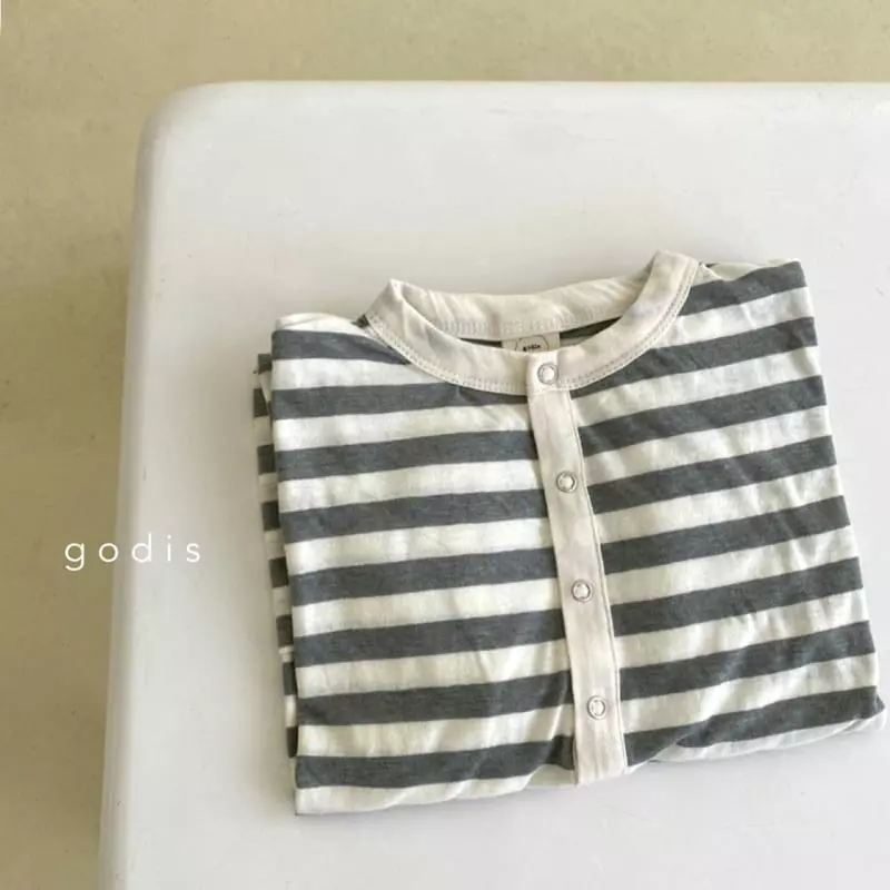 Godis - Korean Children Fashion - #magicofchildhood - Stripes Bodysuit - 6