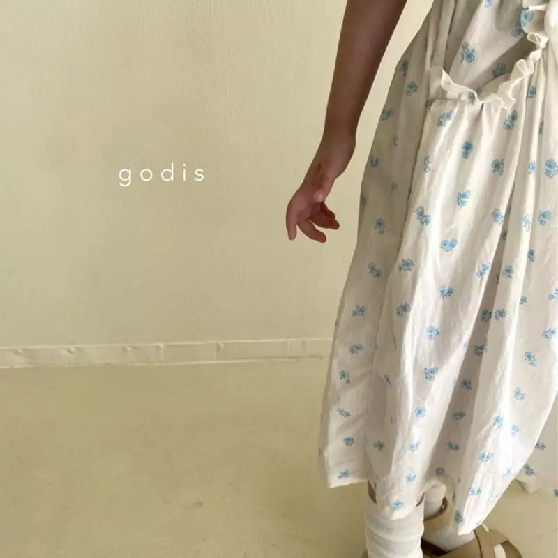 Godis - Korean Children Fashion - #magicofchildhood - Shirring Pocket One-piece - 5