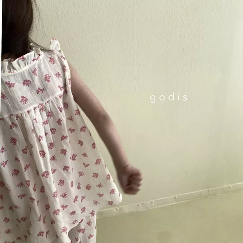 Godis - Korean Children Fashion - #magicofchildhood - Pink Flower Pajama - 4