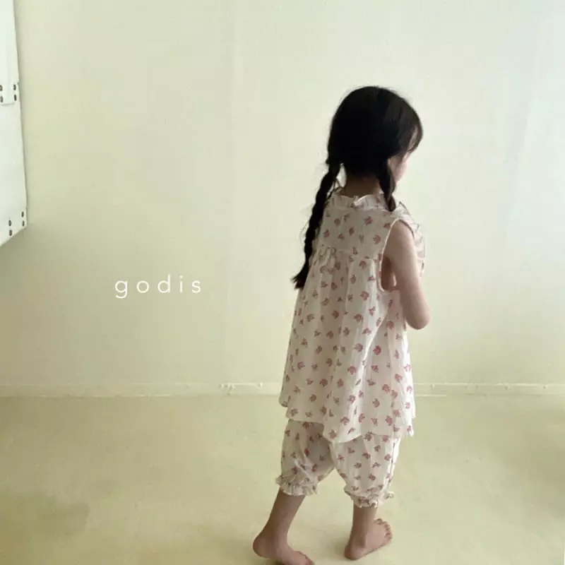 Godis - Korean Children Fashion - #prettylittlegirls - Pink Flower Pajama - 5