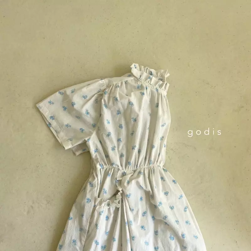Godis - Korean Children Fashion - #todddlerfashion - Shirring Pocket One-piece - 8