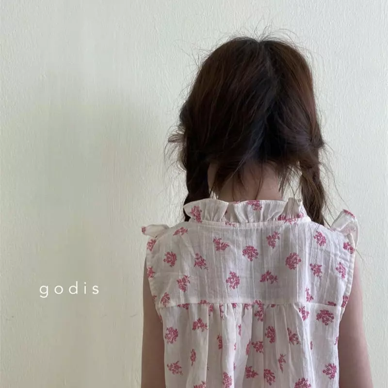 Godis - Korean Children Fashion - #toddlerclothing - Pink Flower Pajama - 7