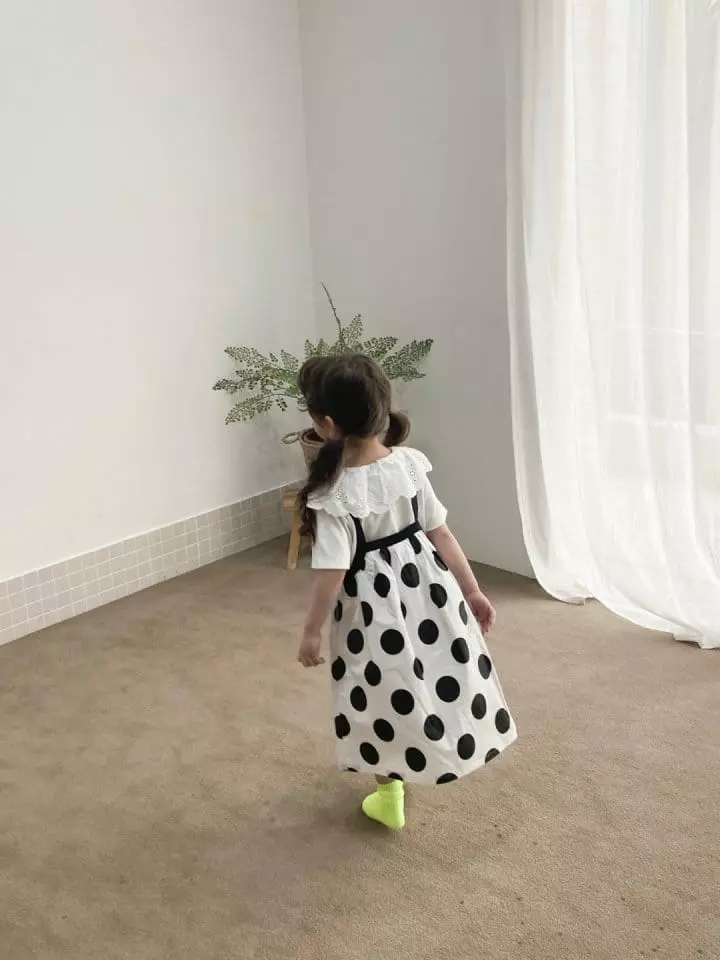Green Tomato - Korean Children Fashion - #designkidswear - Lace Collar Tee - 11