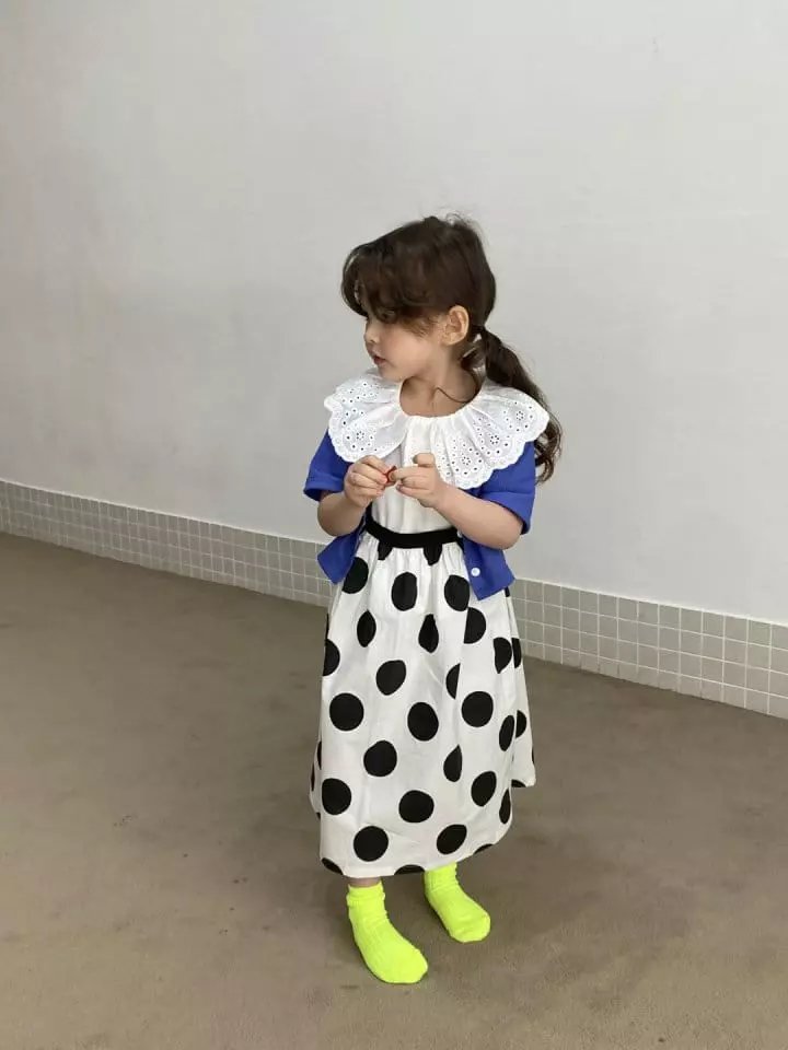 Green Tomato - Korean Children Fashion - #kidsstore - Lace Collar Tee