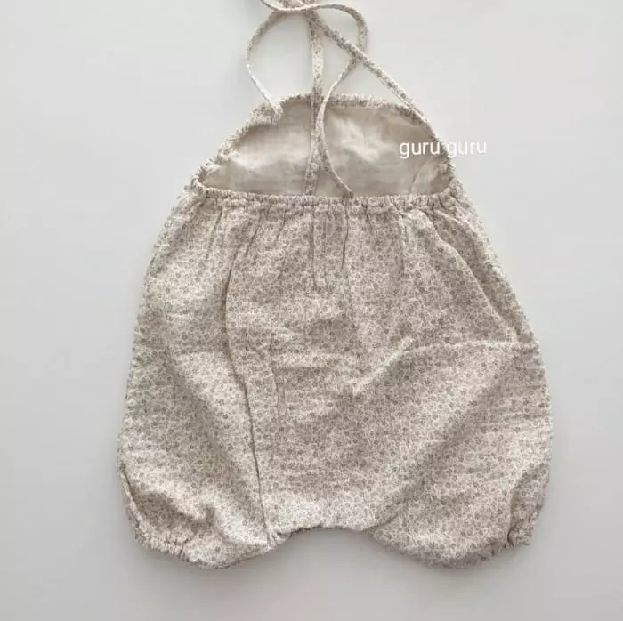 Guru Guru - Korean Baby Fashion - #babyclothing - Small Flower Bodysuit - 4