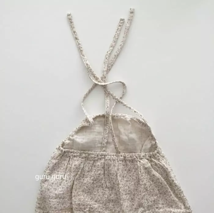 Guru Guru - Korean Baby Fashion - #babyfever - Small Flower Bodysuit - 5